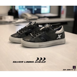 Dirty X Croco Silver